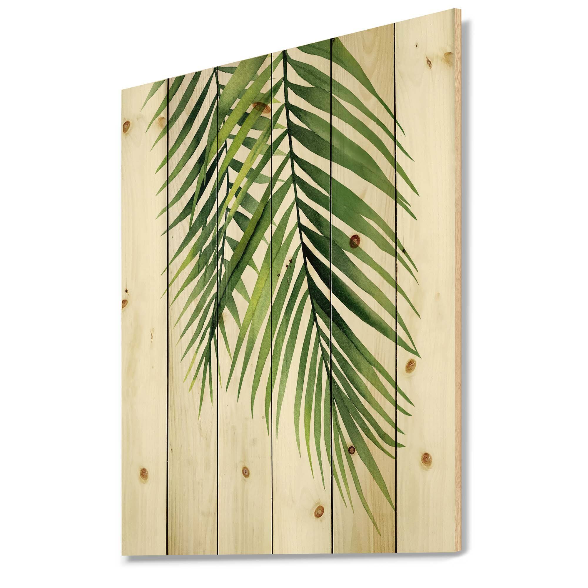Designart - Detail Tropical Palm Branches